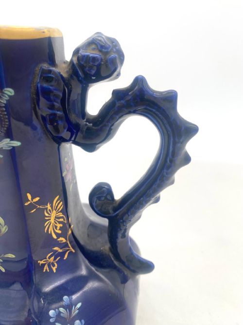 A RARE AND VERY BEAUTIFUL MASONS IRONSTONE MAZARINE OCTAGONAL JUG AND BOWL CIRCA 18131820 - ADDITIONAL PHOTO 8