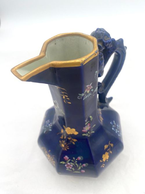 A RARE AND VERY BEAUTIFUL MASONS IRONSTONE MAZARINE OCTAGONAL JUG AND BOWL CIRCA 18131820 - ADDITIONAL PHOTO 9