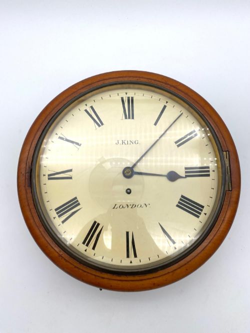 Early Victorian 1845 Fusee clock in good working order