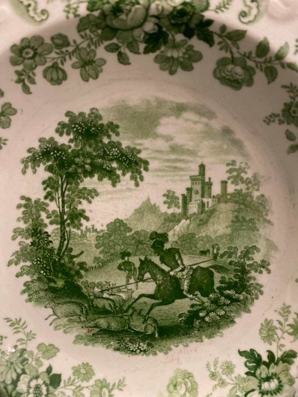 Brameld Transfer Printed Don Quixote Soup Bowls (Set of 10) 1820s View III
