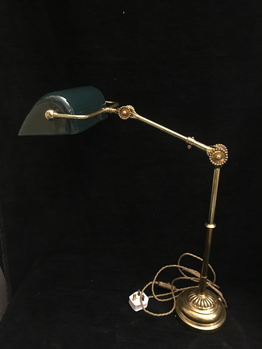 Wonderful Duckdill Brass Lamp 1900