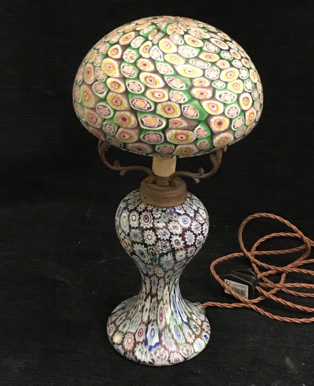 Stunning Millefiori Lamp 1900 View II