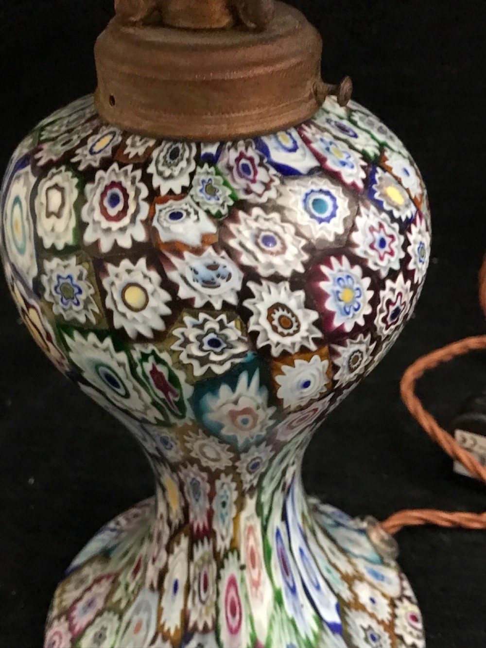 Stunning Millefiori Lamp 1900 View VI