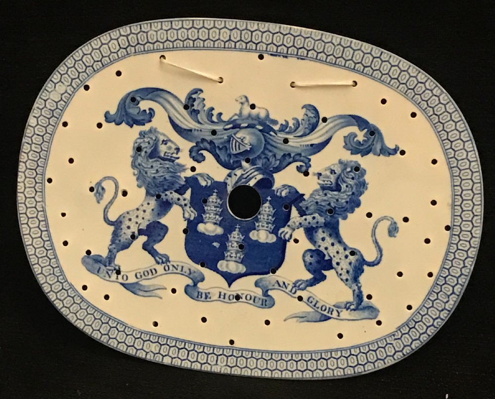 Rare Riley Guild of Drapers Crest Drainer 1810-1815