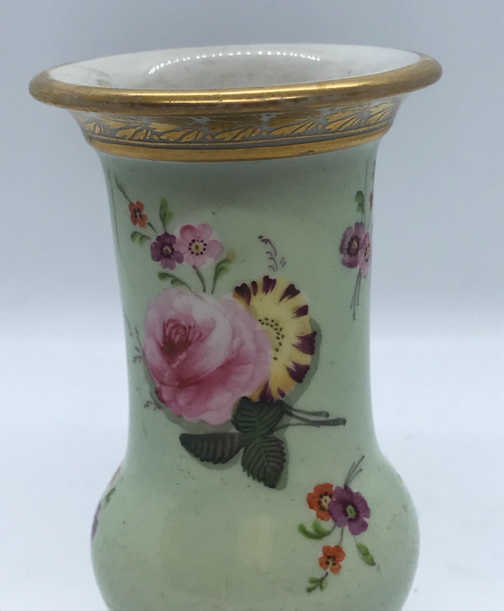 Wonderful Masons Ironstone Vase with Gilt 1820 View II