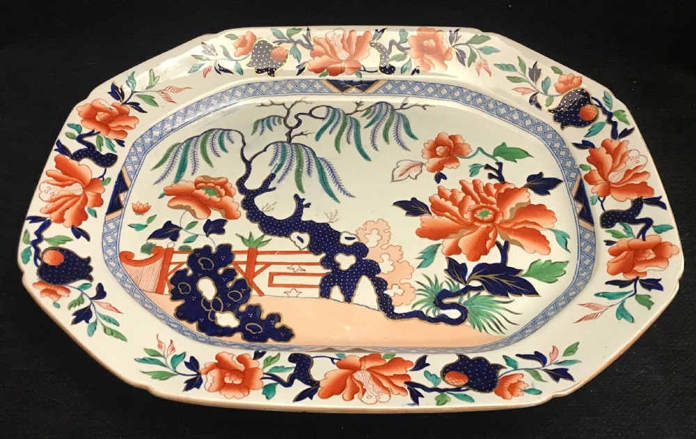 Hicks & Meigh Ironstone Platter 1820 View II