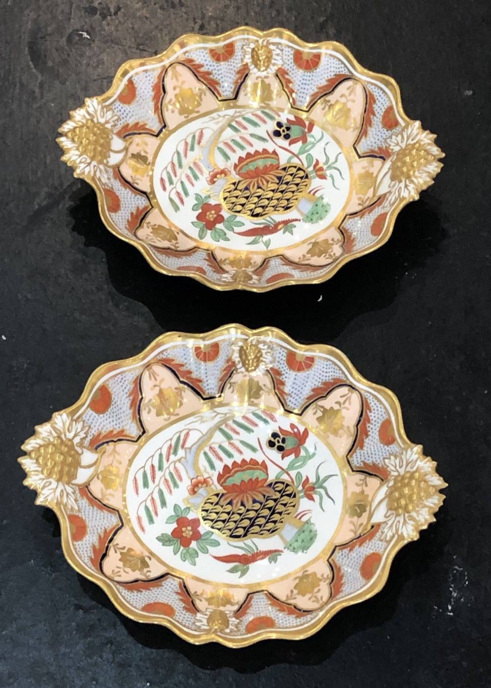 Porcelain Dessert Service in Waterlily Pattern 1810 View VI