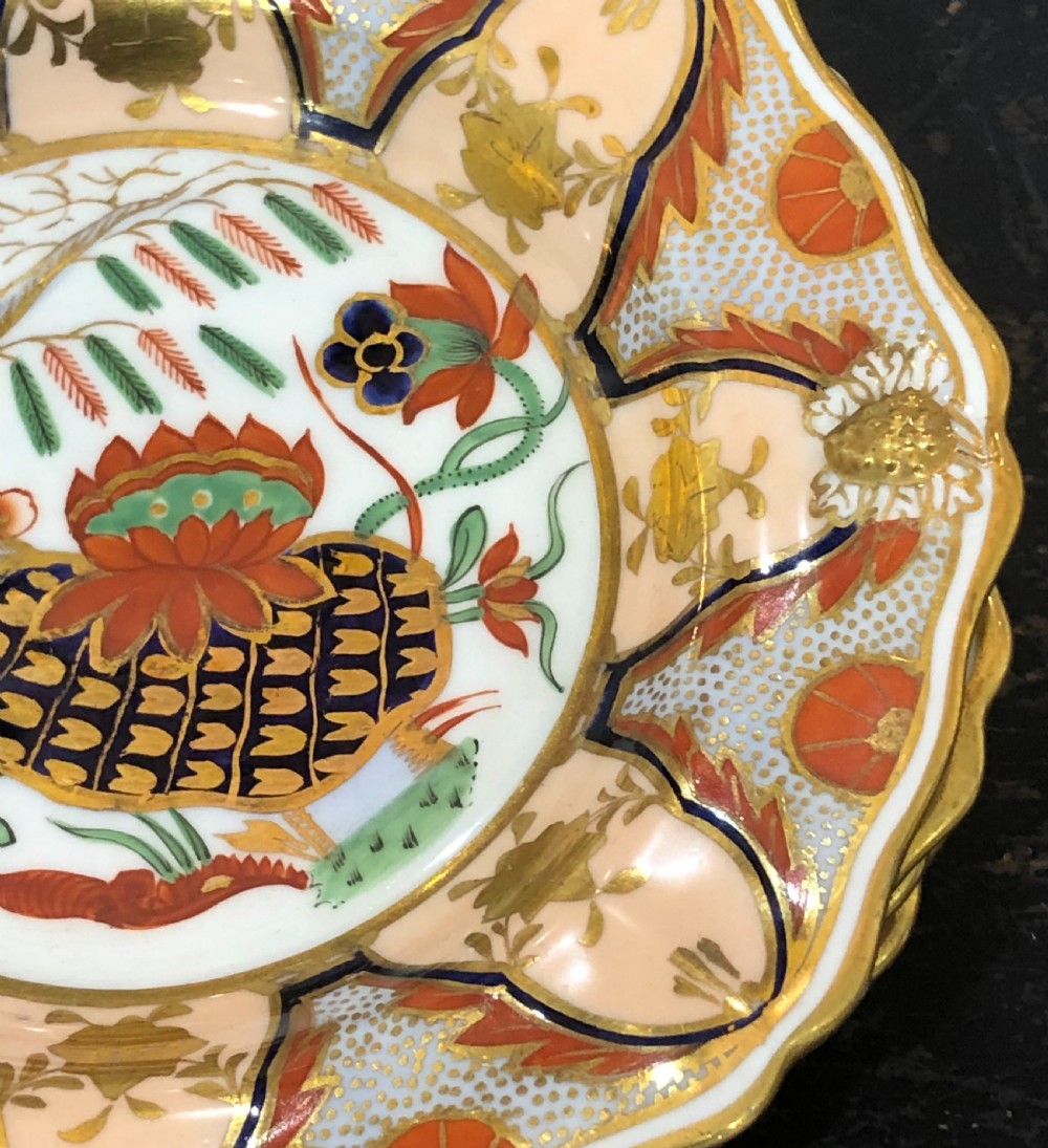 Porcelain Dessert Service in Waterlily Pattern 1810 View IX