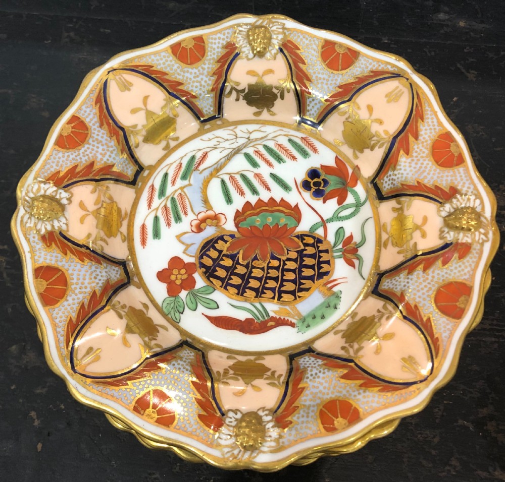 Porcelain Dessert Service in Waterlily Pattern 1810 View XIV