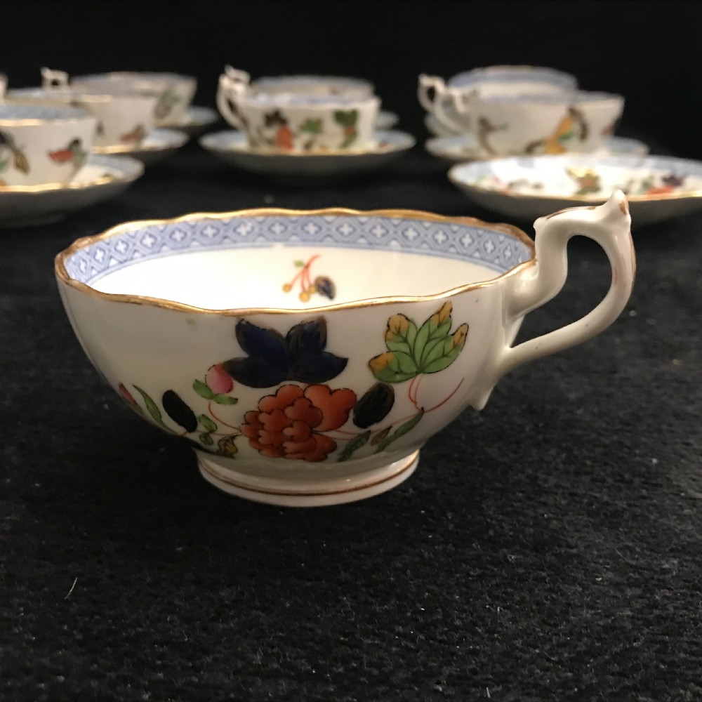 Minton Cups and Saucers in Butterfly Pattern (Second Set of 12) View XV
