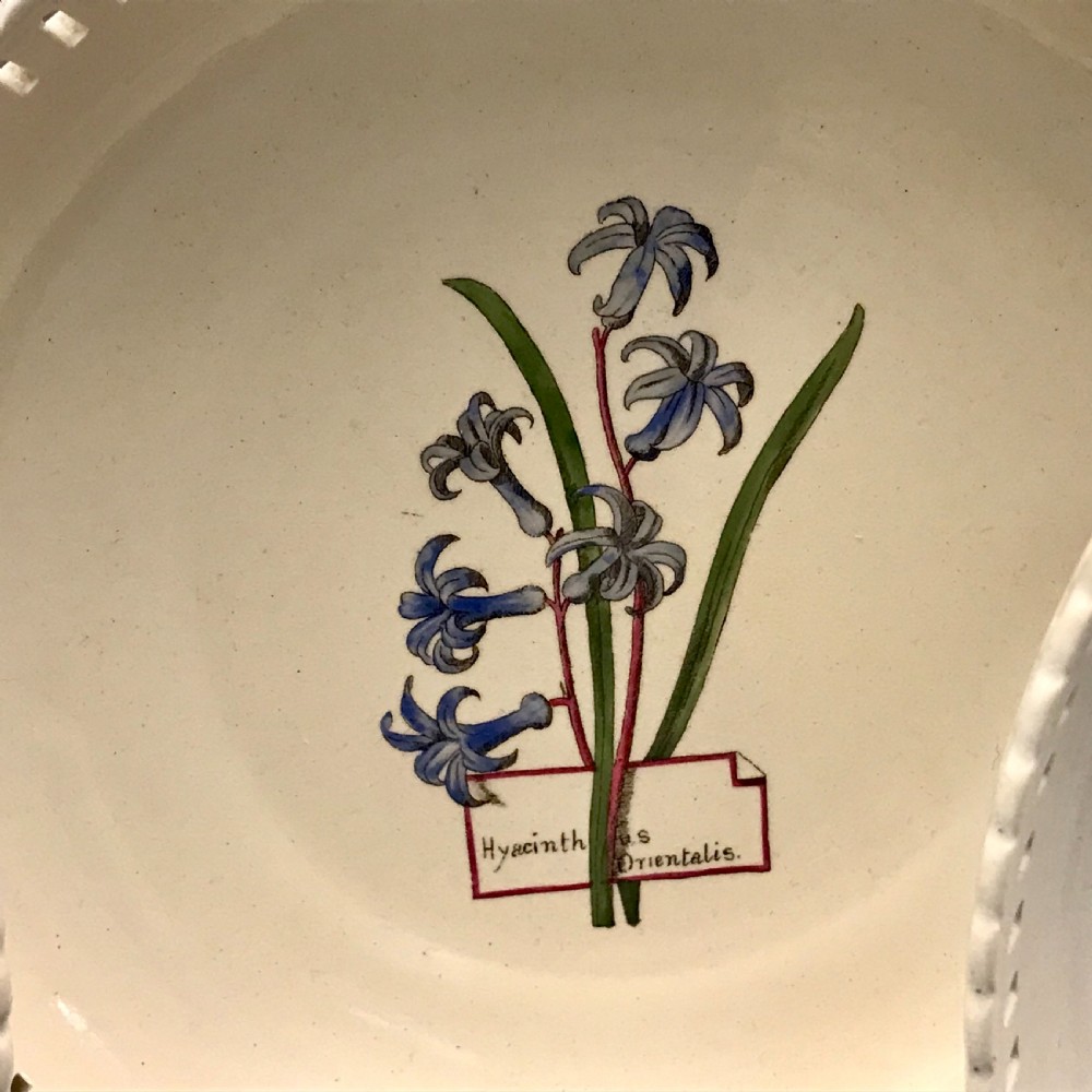 Minton Creamware Botanical Dessert Service (1860-1870) View XII