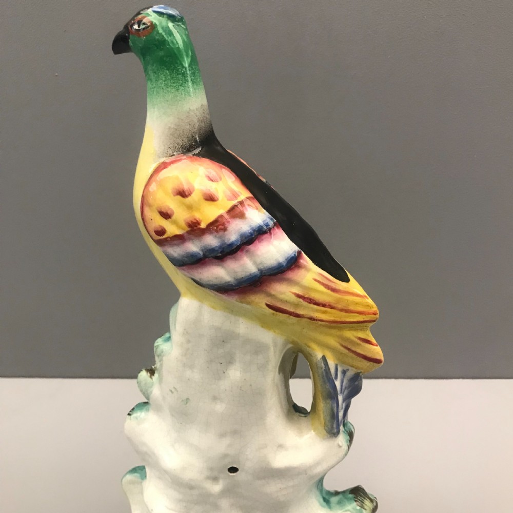 Rare Pair of Staffordshire Roc Birds 1860-1870 View VIII