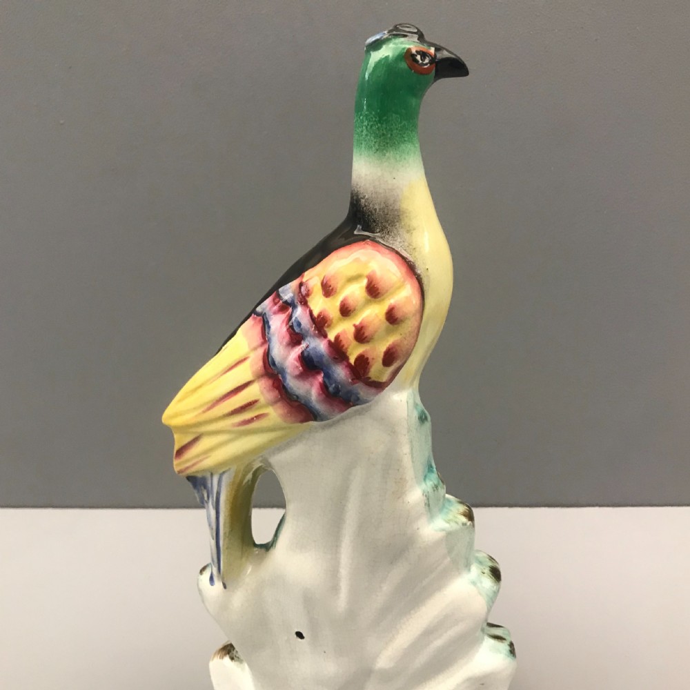 Rare Pair of Staffordshire Roc Birds 1860-1870 View XIII