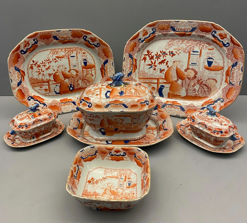 Masons Ironstone Service in Mandarin Pattern 1813-1820 (can be sold separately)