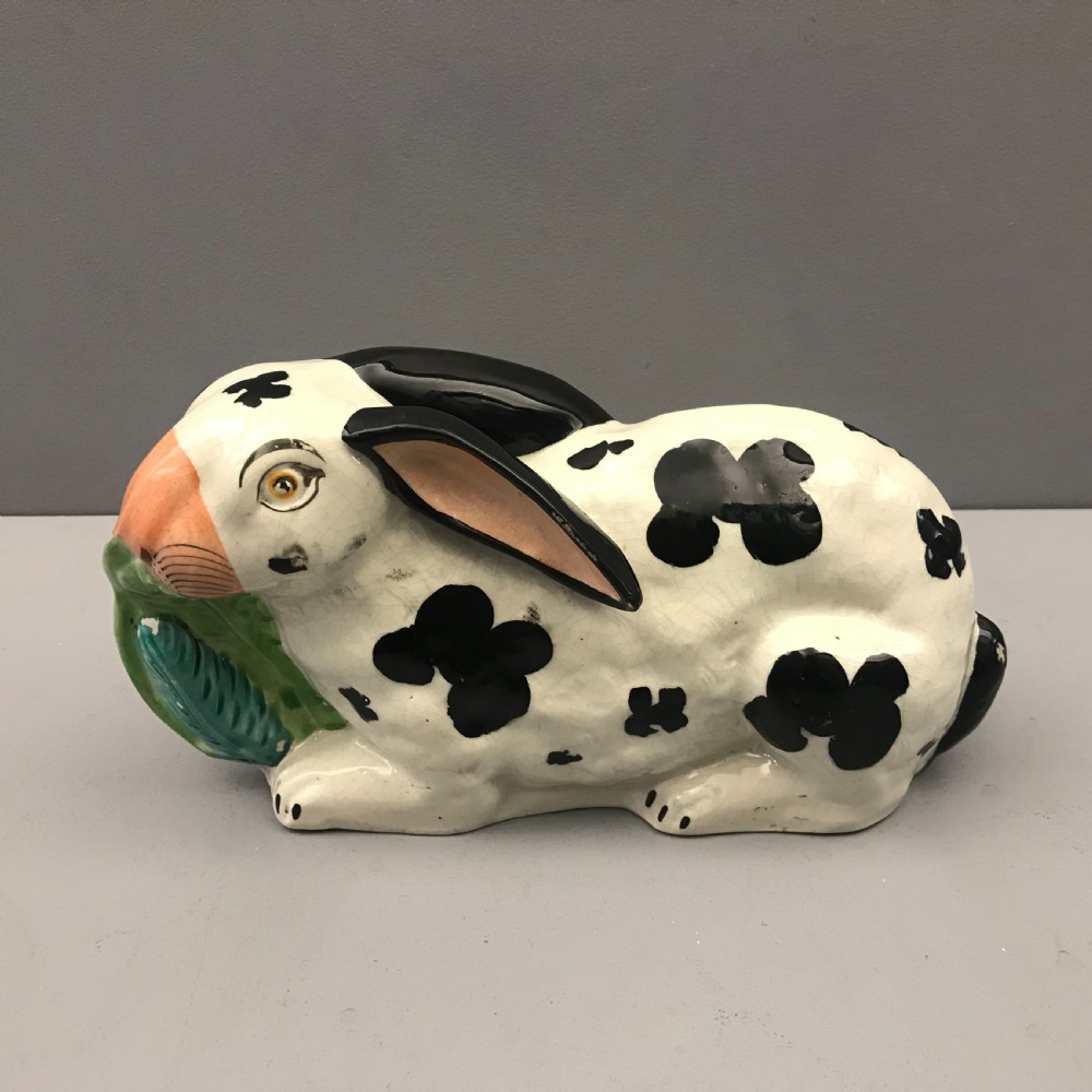 Rare Staffordshire Rabbit 1840-1850 View II