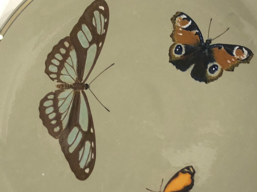 Pair of Minton Butterfly Chargers 1860 View VII