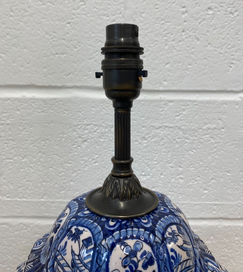 A Pair Of Delft Vases With Chinoiserie View IV