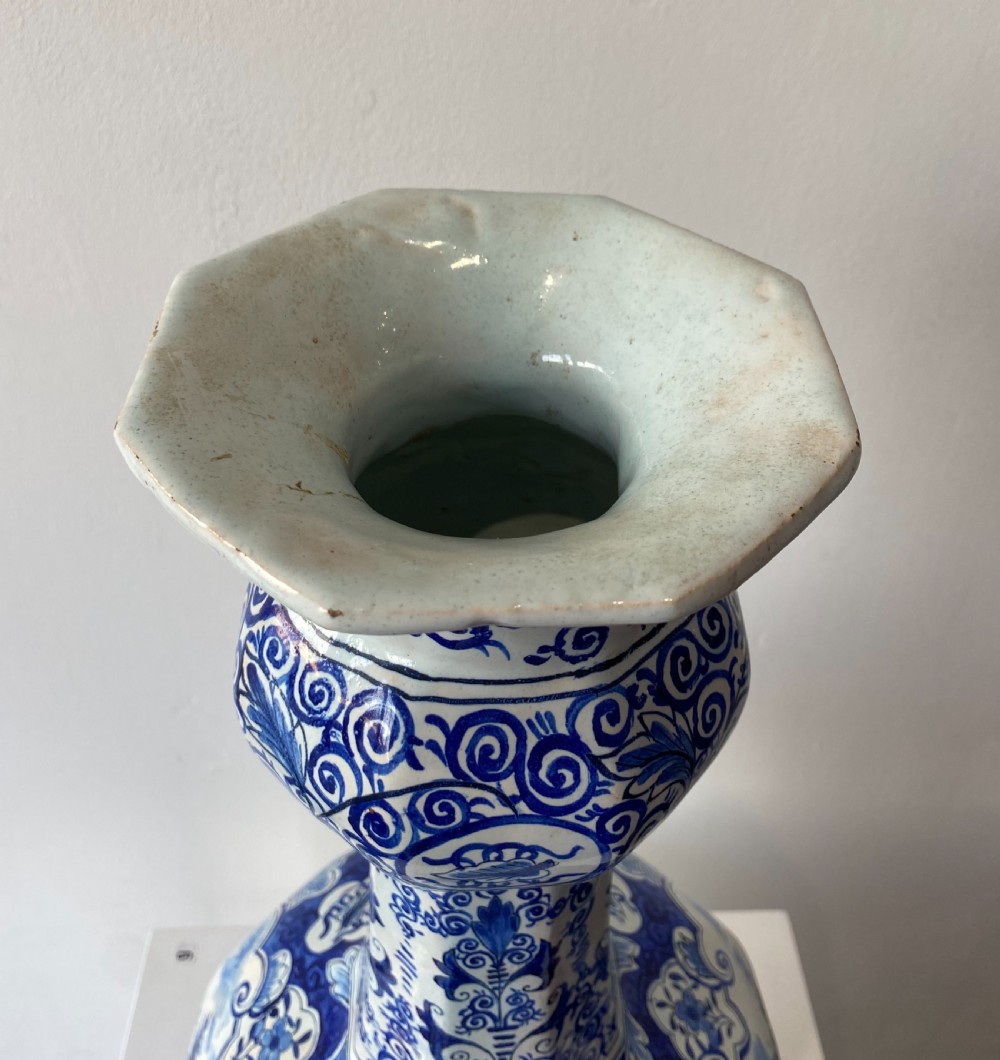 A Pair of Onion Shaped Delft Vases View III