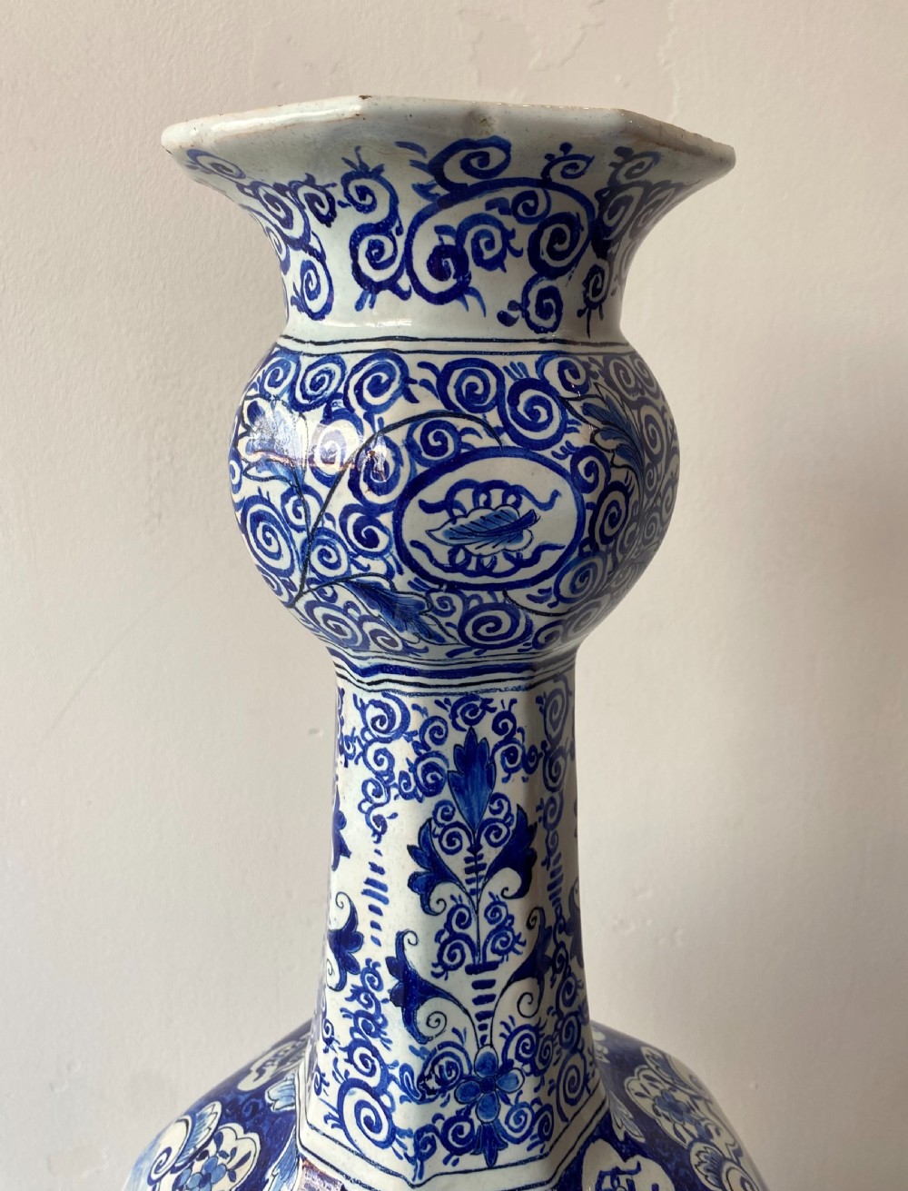 A Pair of Onion Shaped Delft Vases View IV