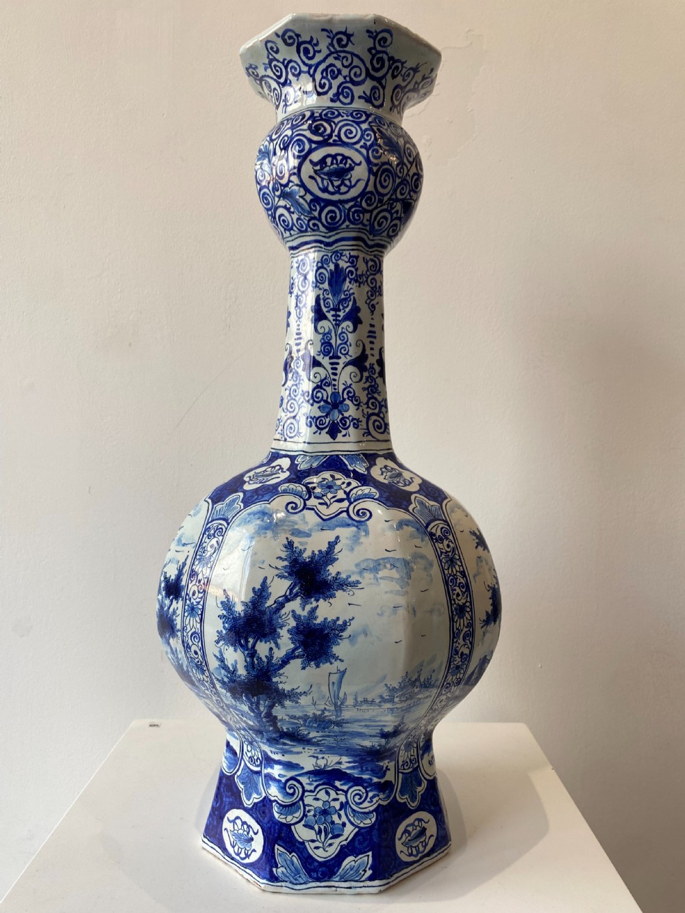 A Pair of Onion Shaped Delft Vases View V