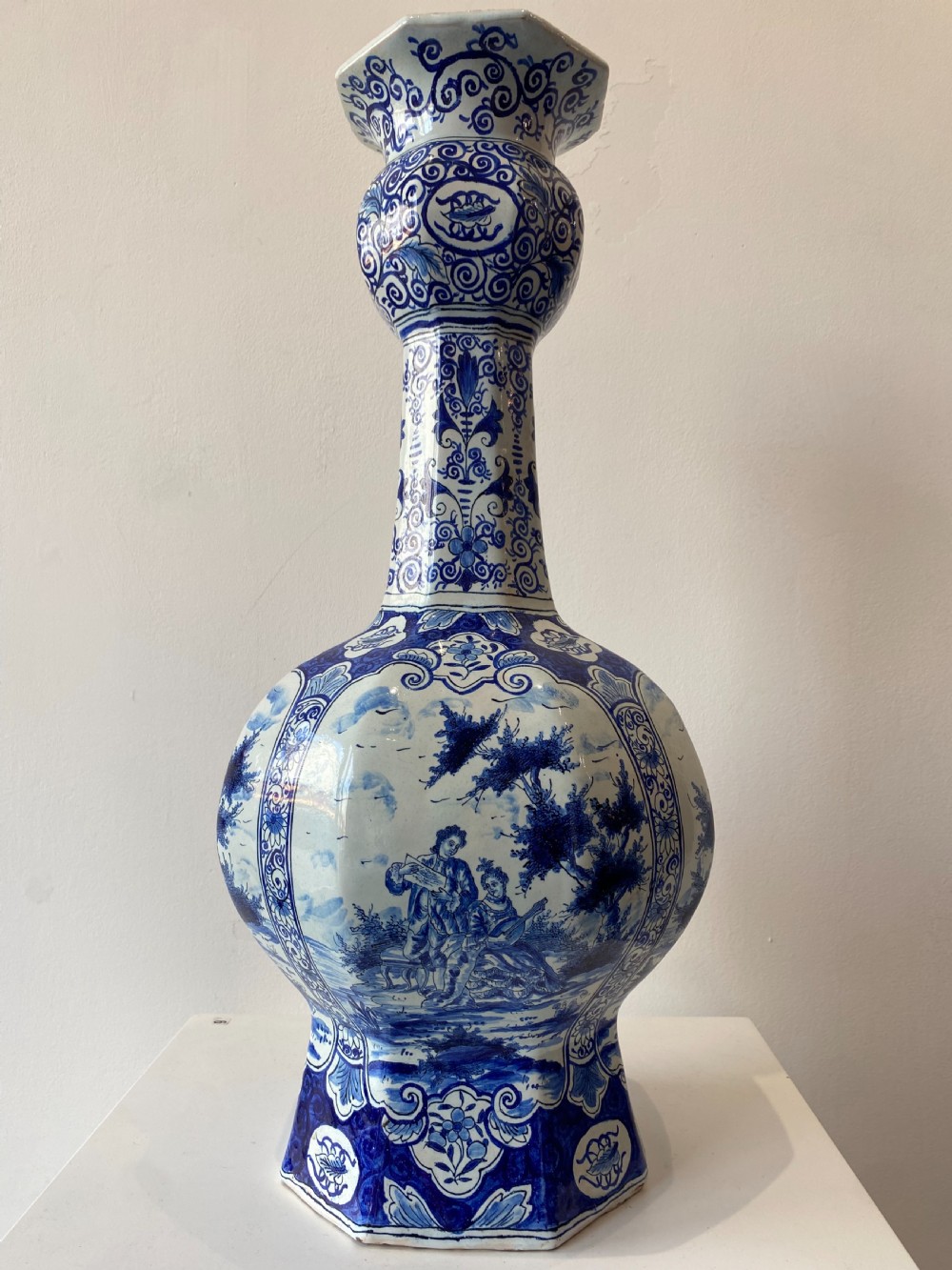 A Pair of Onion Shaped Delft Vases View VII