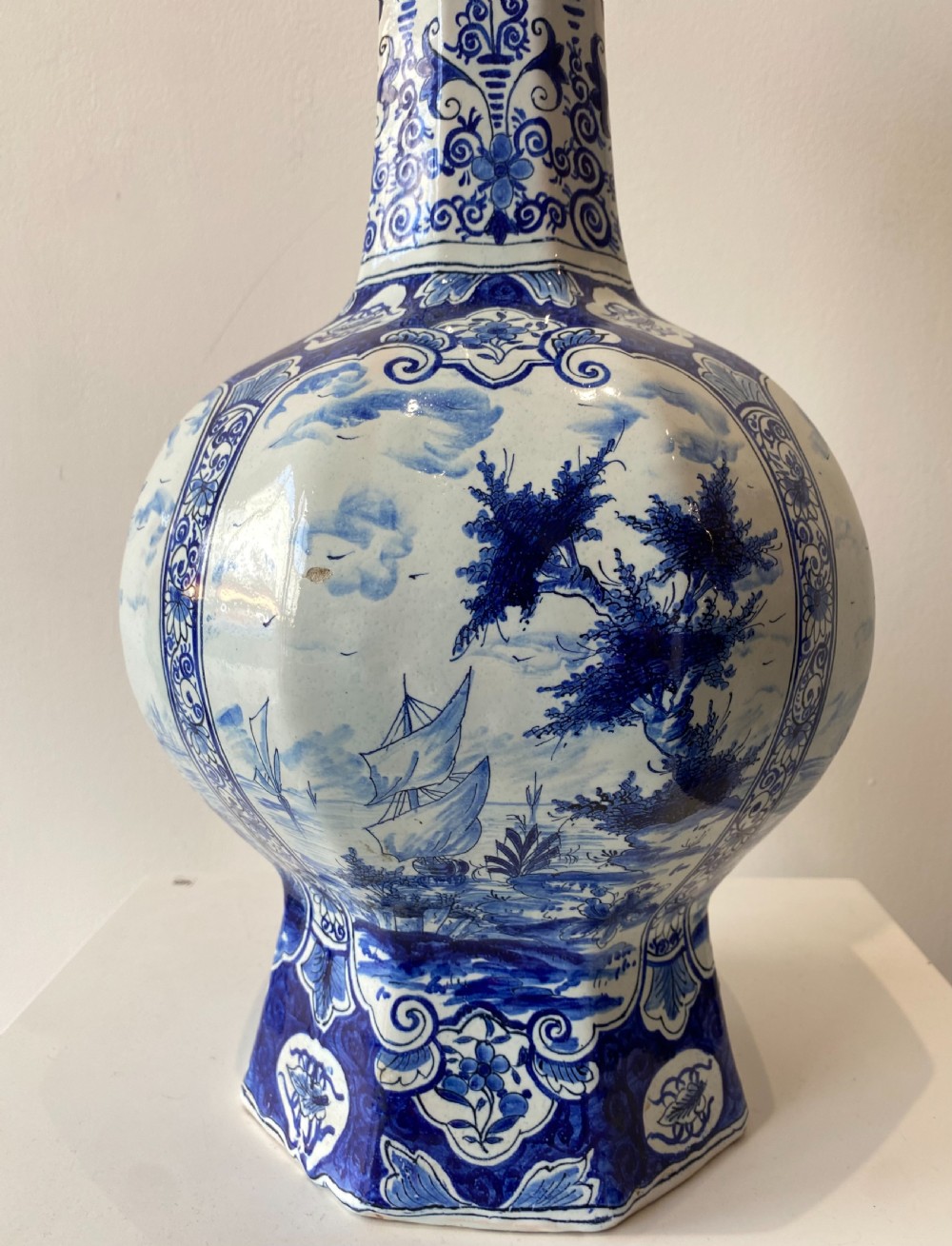 A Pair of Onion Shaped Delft Vases View VIII