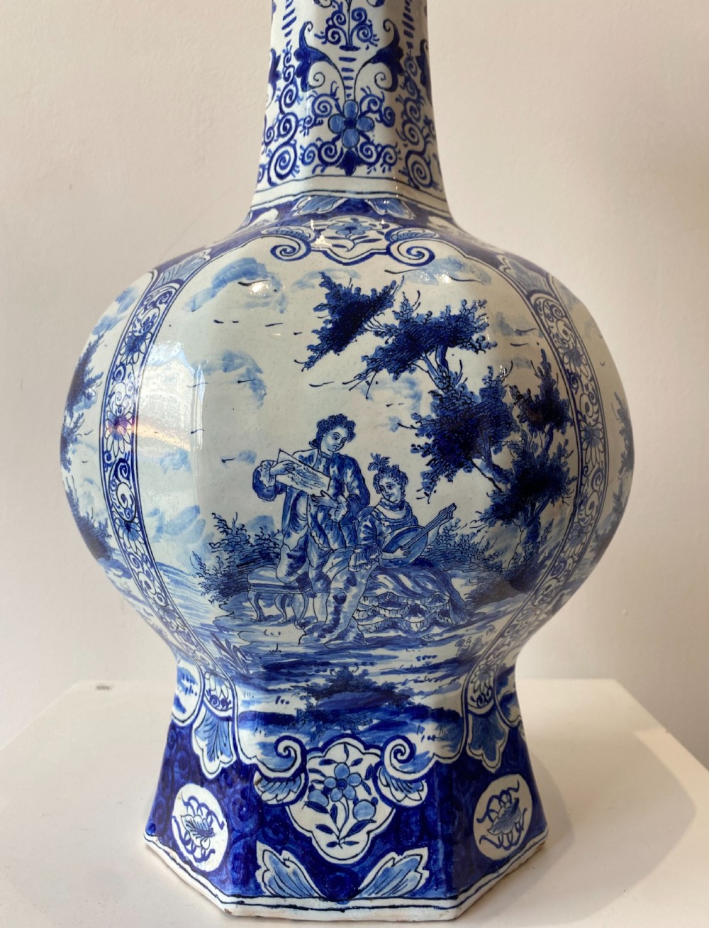 A Pair of Onion Shaped Delft Vases View XI