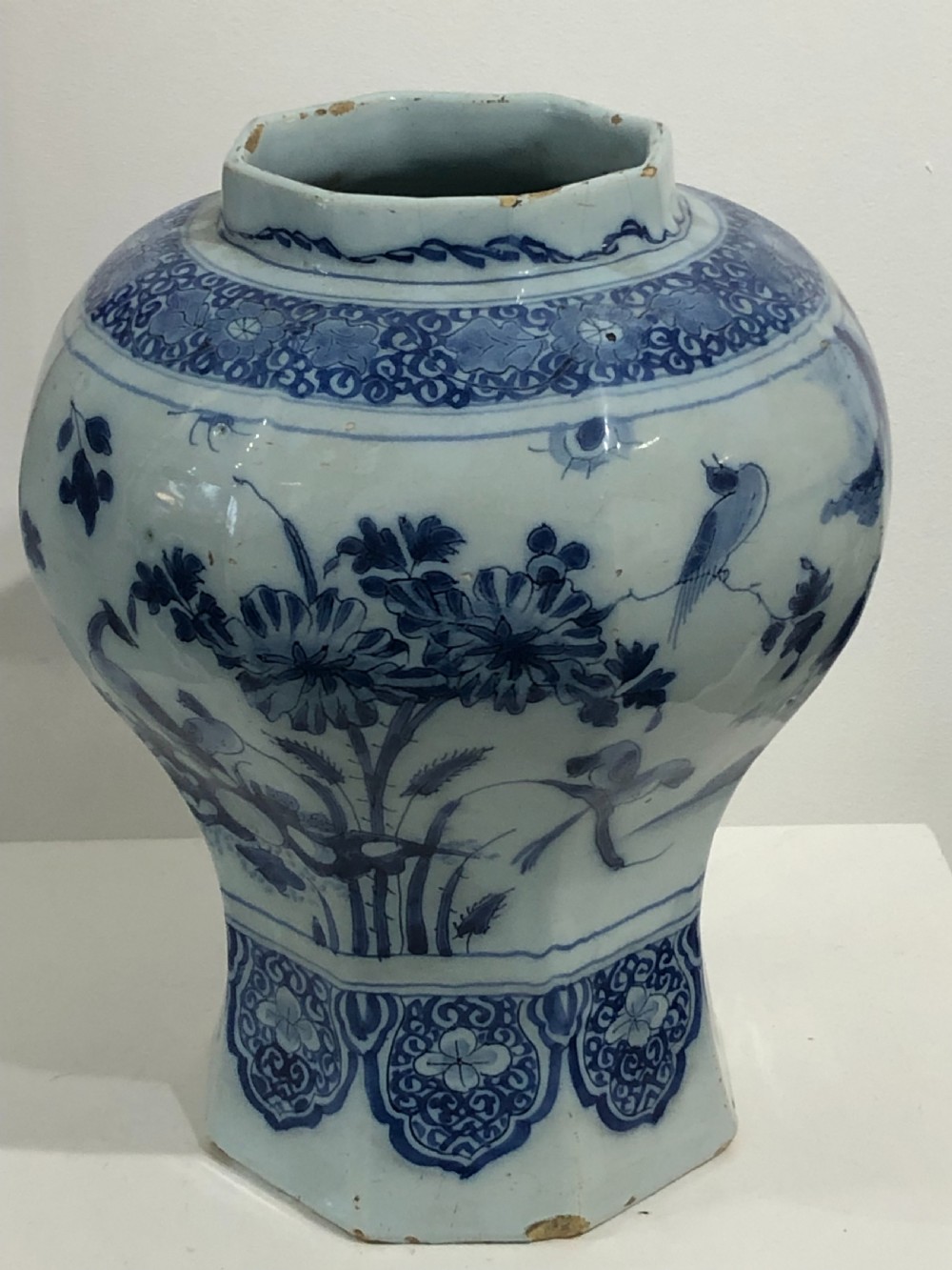 Large Early Delft Vase 1740 View II