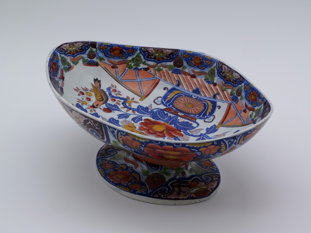 Pearlware Japan Patterned Dessert Service. Circa 1815-1820 View II