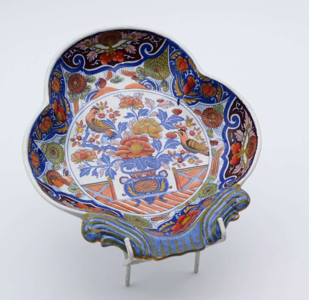 Pearlware Japan Patterned Dessert Service. Circa 1815-1820 View IV