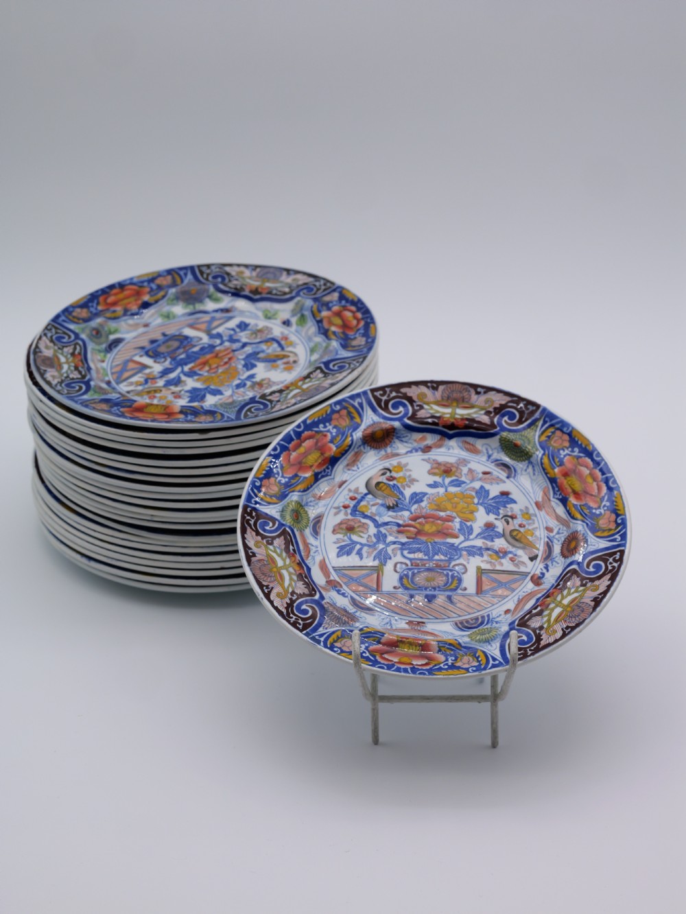 Pearlware Japan Patterned Dessert Service. Circa 1815-1820 View VI