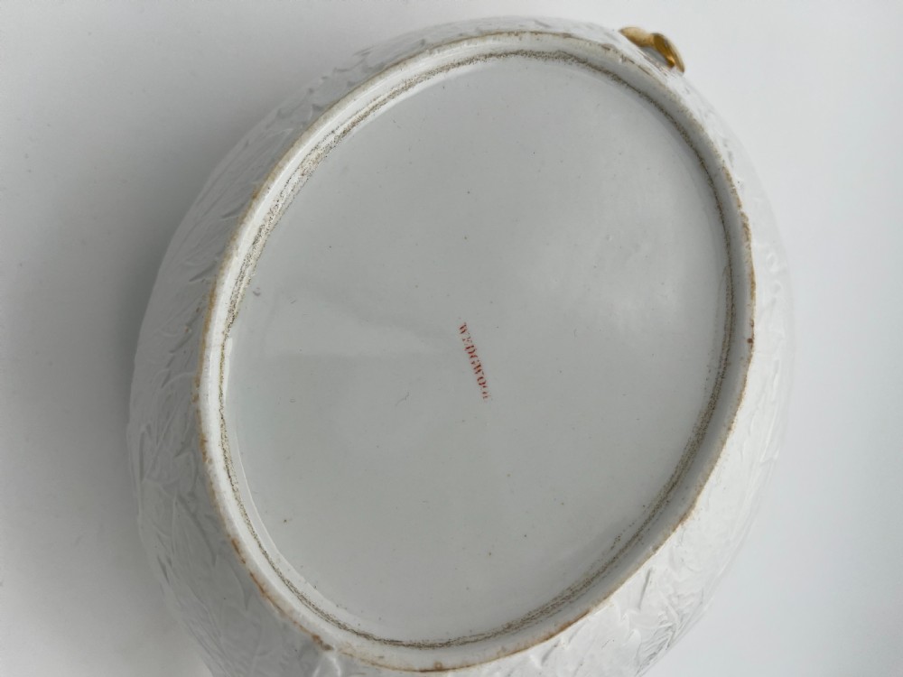 A rare Red Mark Wedgwood Tea Pot on stand 1815-1820 View VI