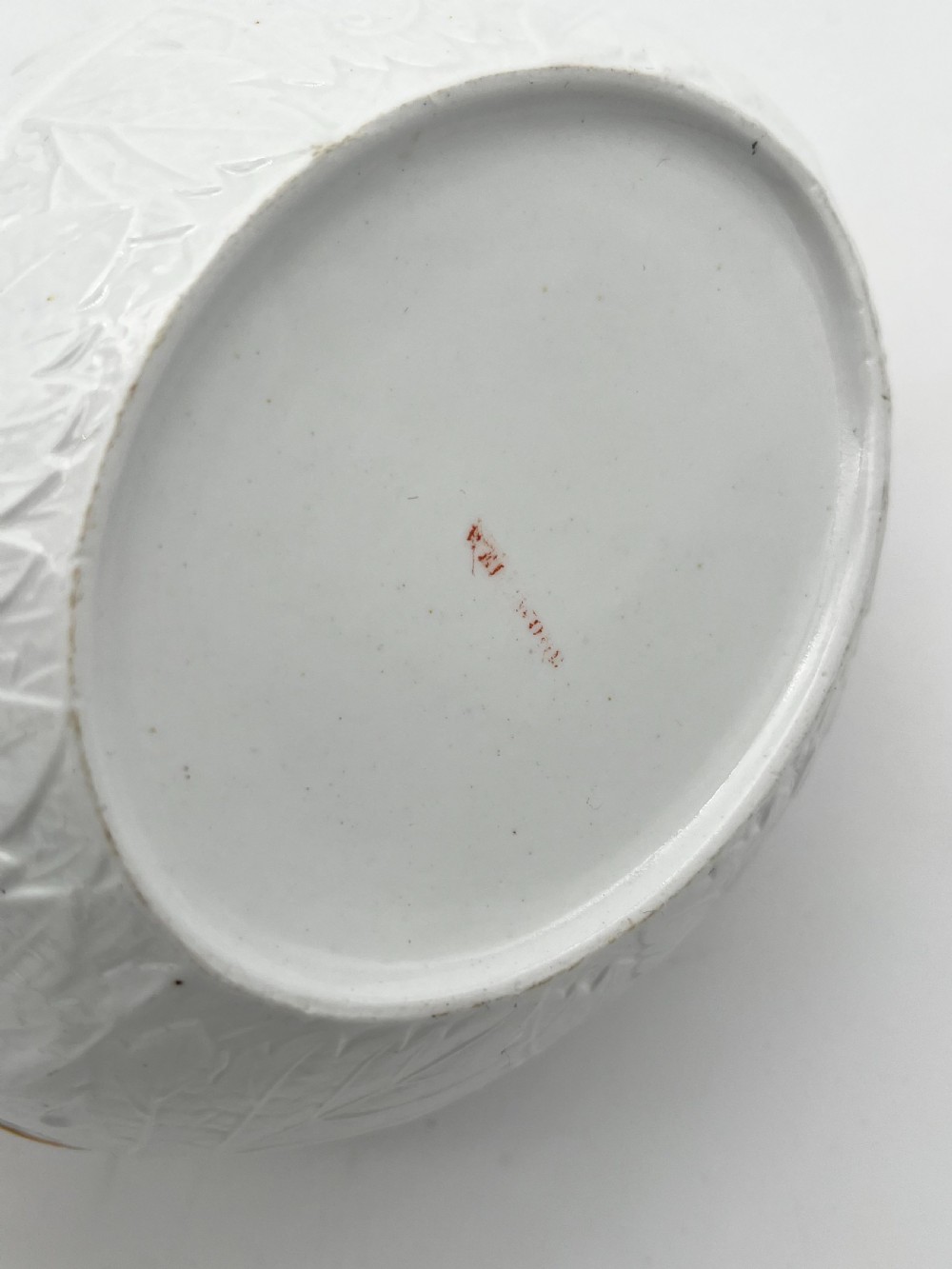 A rare Red Mark Wedgwood Sucrier 1815-1820 View V