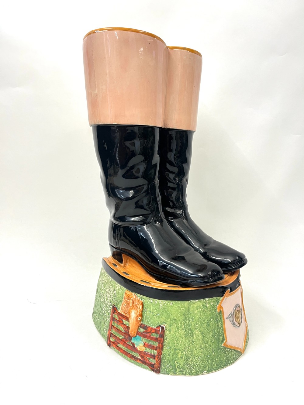 An extremely Rare Staffordshire Stickstand Circa 1860-70 View II