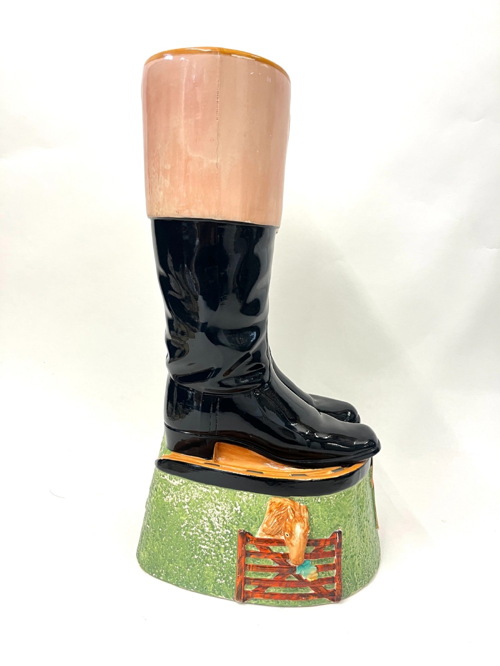 An extremely Rare Staffordshire Stickstand Circa 1860-70 View III
