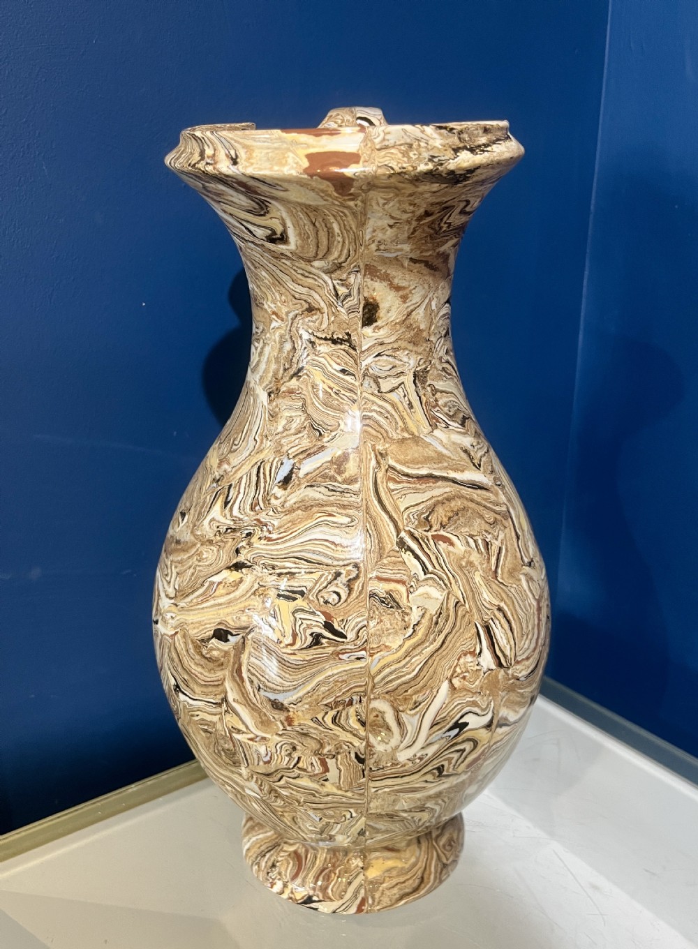 A beautiful Copeland & Garret Agateware Ewer. Circa 1840 View III