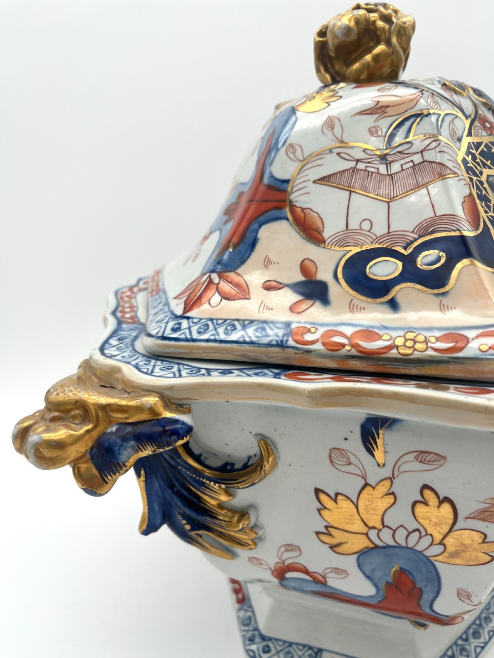 Mason’s Ironstone Dinner Service in Japan Fence Pattern 1820 View III