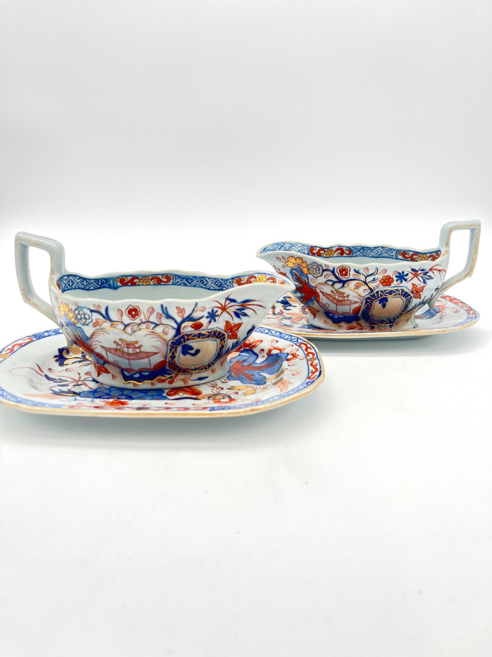 Mason’s Ironstone Dinner Service in Japan Fence Pattern 1820 View XVIII