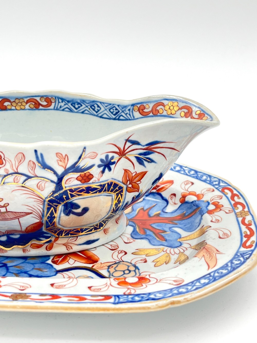 Mason’s Ironstone Dinner Service in Japan Fence Pattern 1820 View XXIII