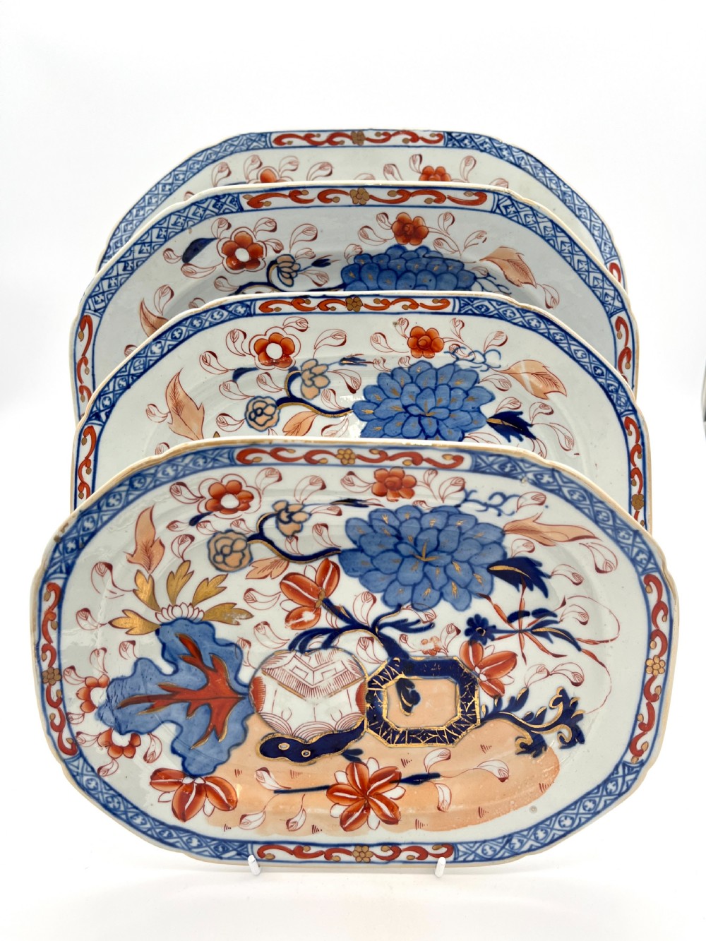 Mason’s Ironstone Dinner Service in Japan Fence Pattern 1820 View XXVII