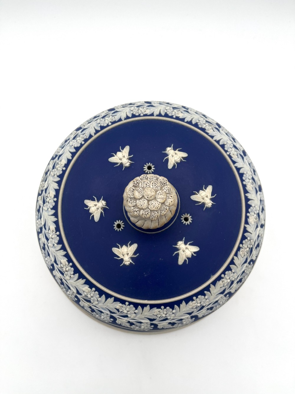 Unusual Jasper Cheesedome with Bees 1870 View II
