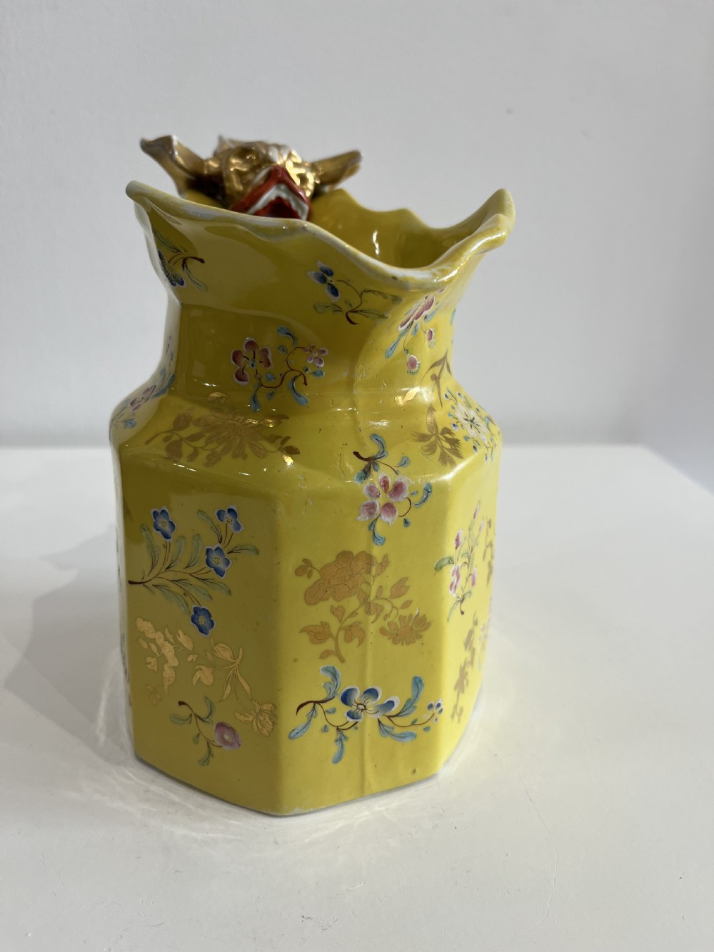 Mason's Ironstone Fenton Jug Shaped with Dragon Handle, 1813-1820  View II
