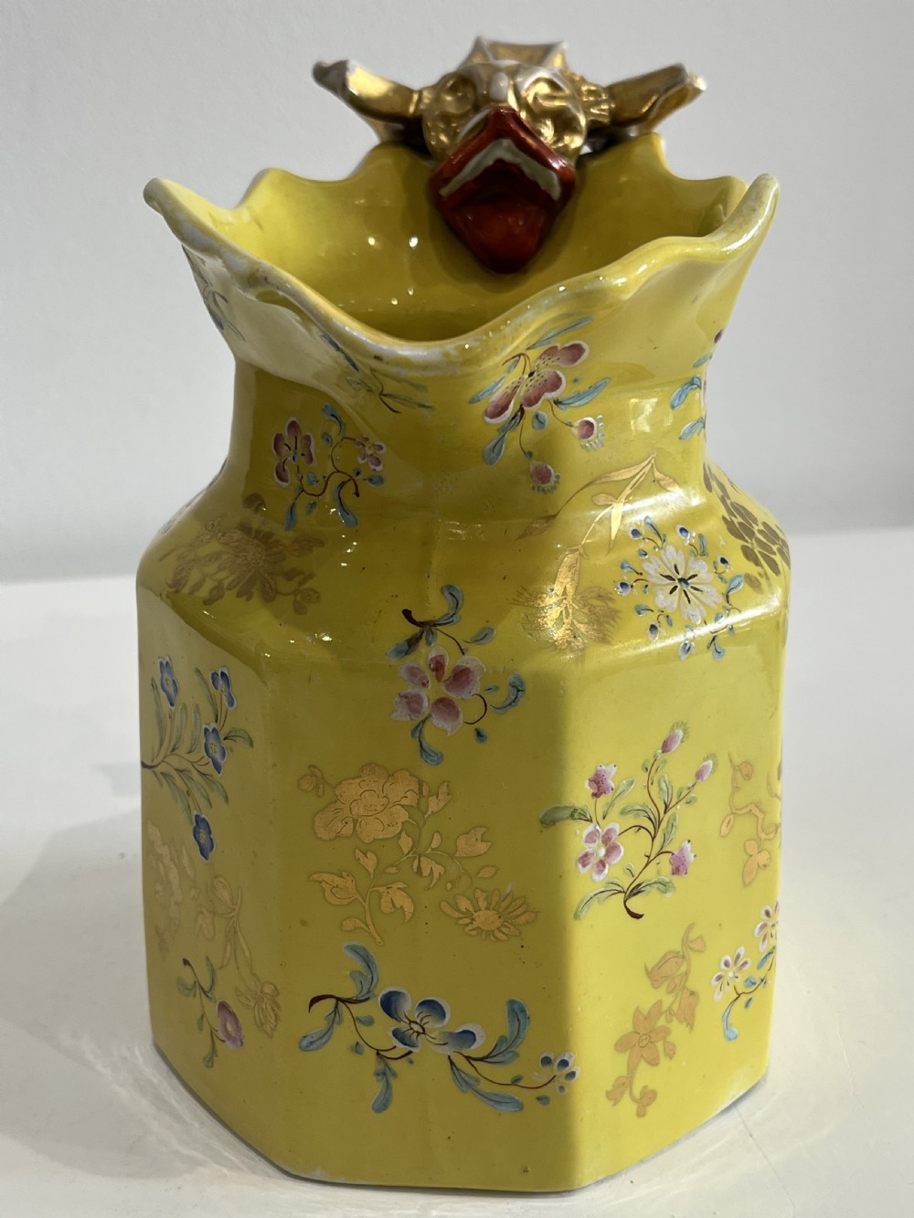Mason's Ironstone Fenton Jug Shaped with Dragon Handle, 1813-1820  View V