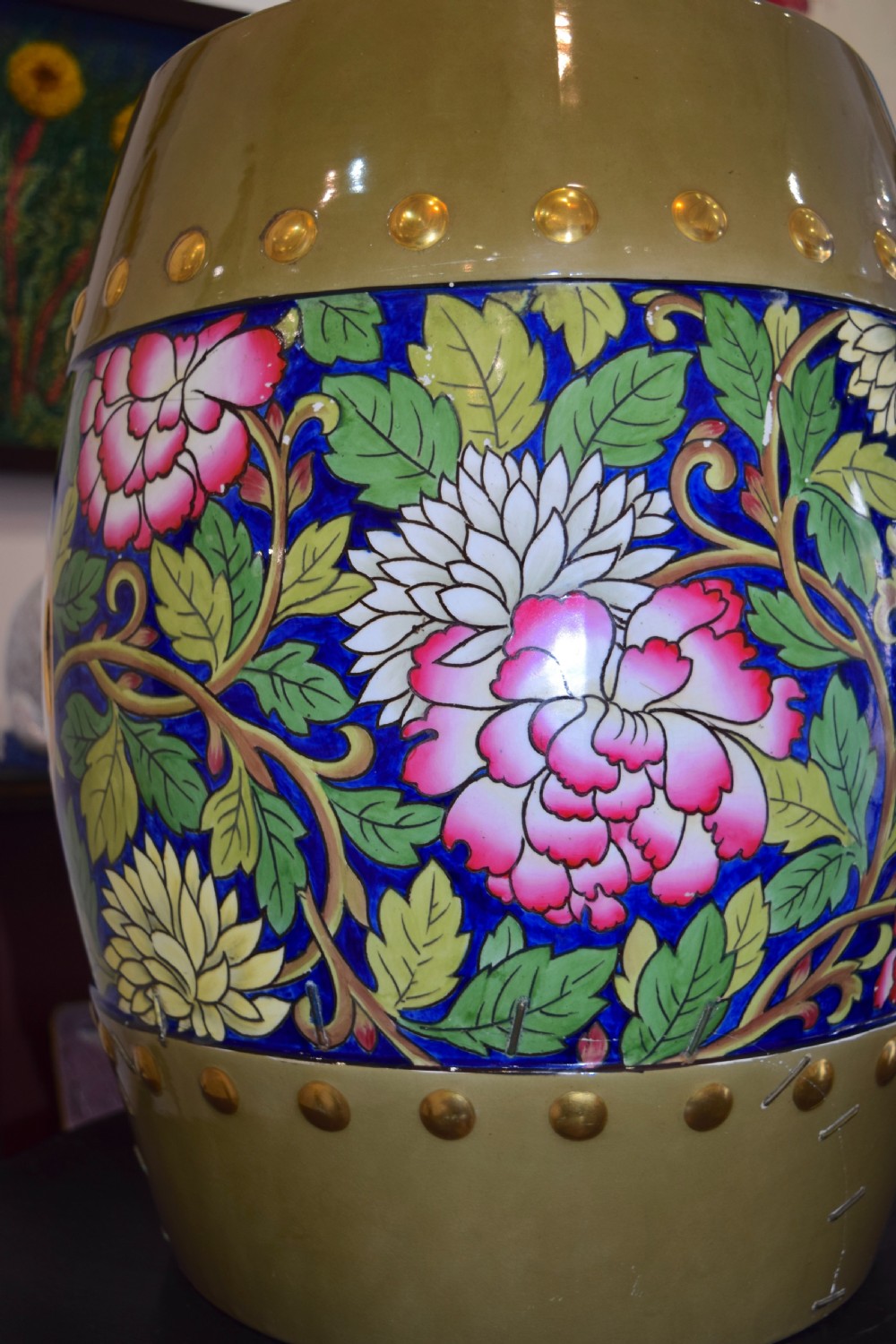 Minton Garden Seat, circa 1860-70 View II