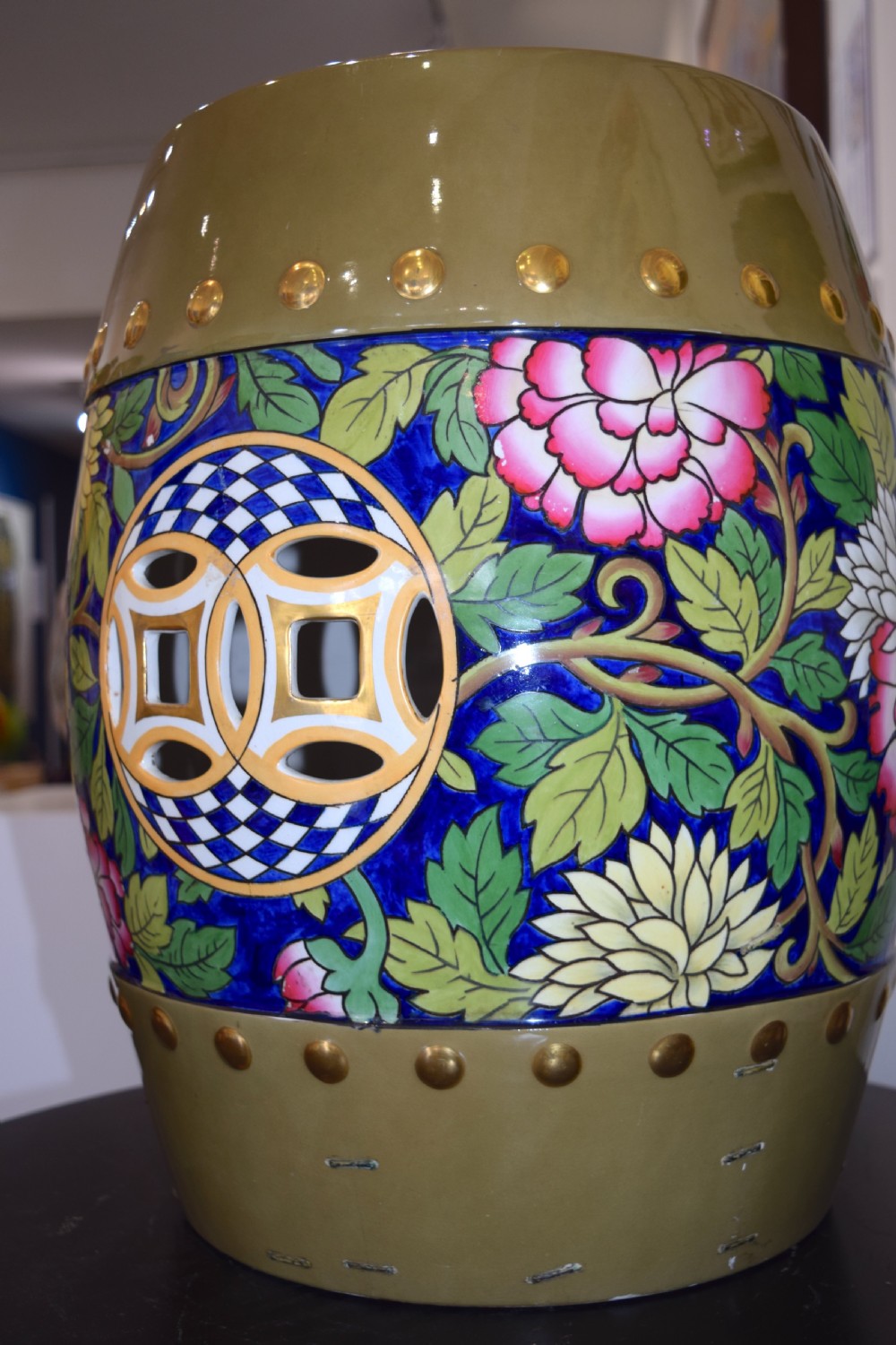 Minton Garden Seat, circa 1860-70 View III