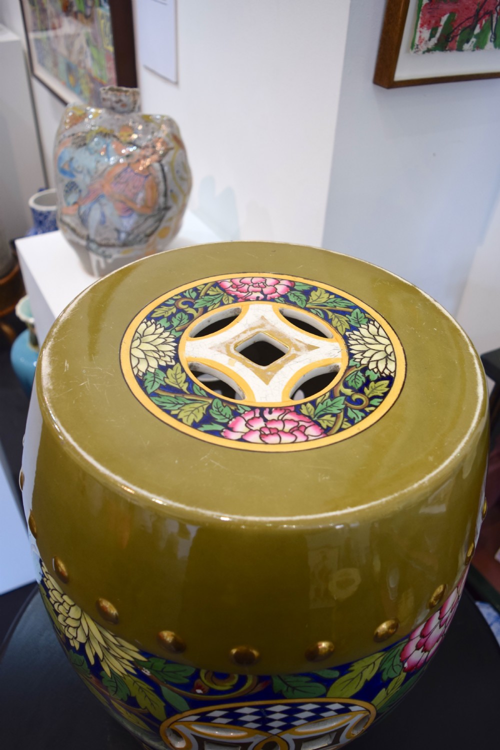 Minton Garden Seat, circa 1860-70 View IV