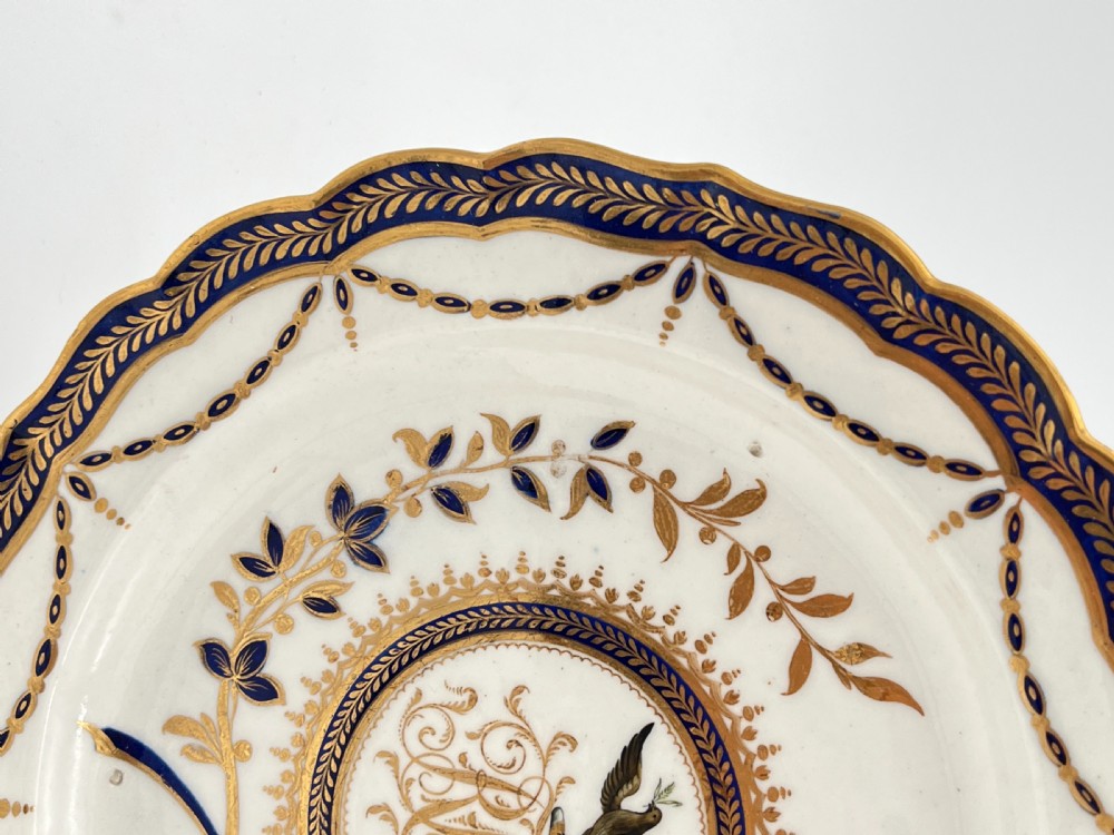 An exceptional Flight Worcester Armorial Dessert Service 1783-88 View VI