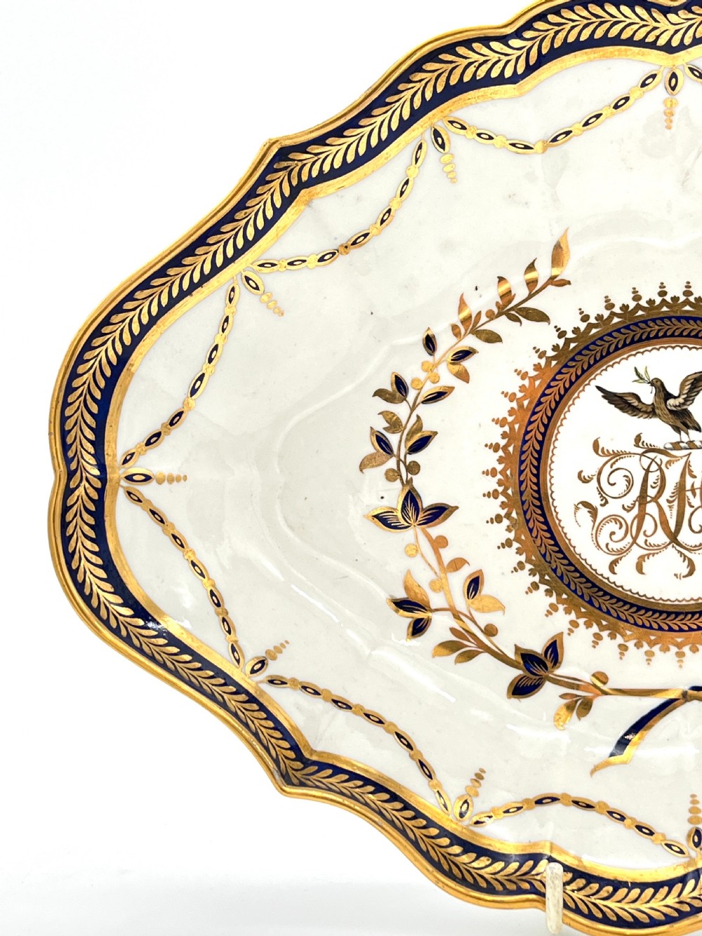 An exceptional Flight Worcester Armorial Dessert Service 1783-88 View IX