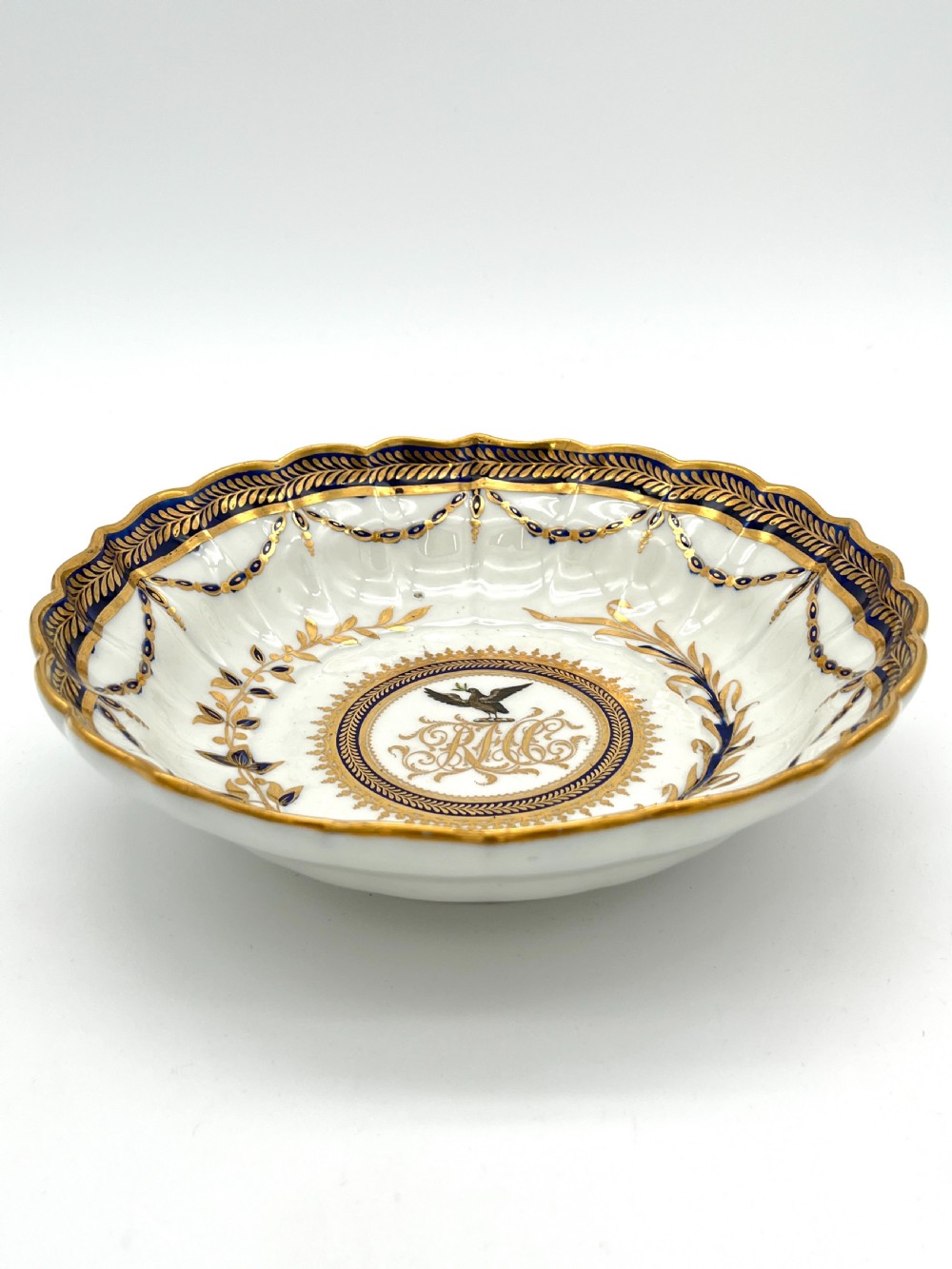 An exceptional Flight Worcester Armorial Dessert Service 1783-88 View XIV