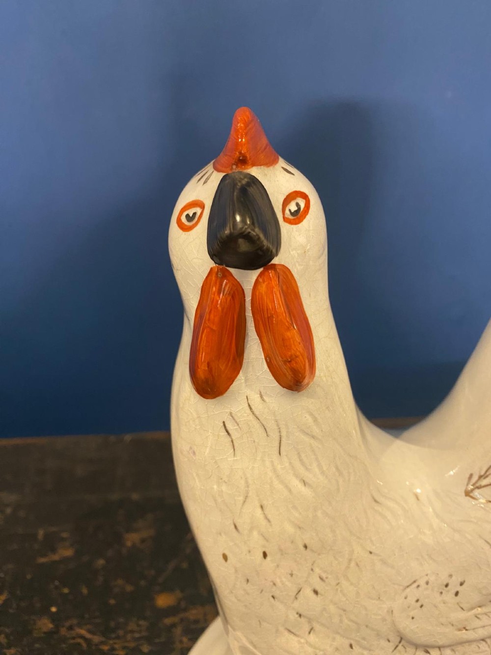 A Charming Pair of Staffordshire Cockerels, circa 1860-70 View X